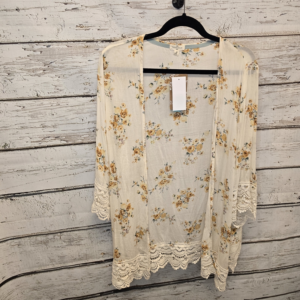 Mason & Belle Floral Lace Trim Kamino Medium